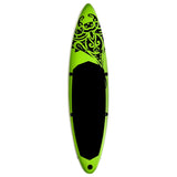 Aufblasbares Stand Up Paddle Board Set 366x76x15 cm Grün